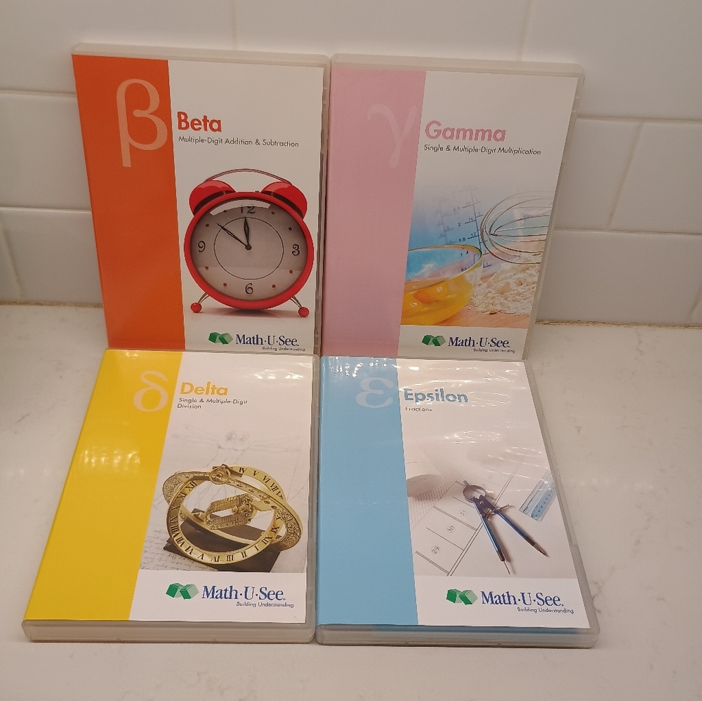 Math-U-See 10 piece DVD Set, Some NWT - Picture 3 of 4